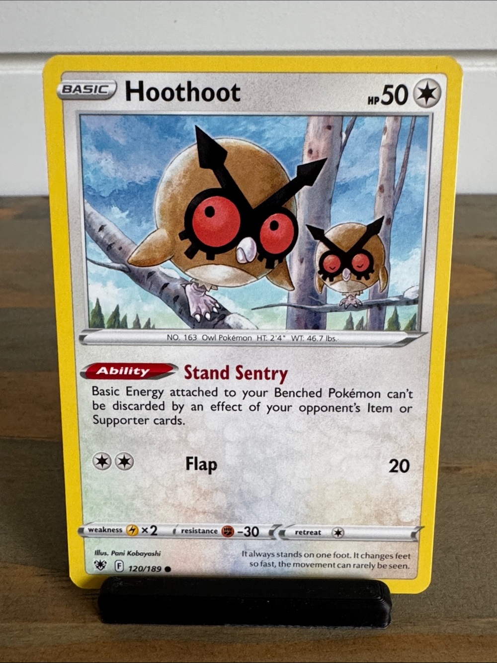 Pokémon | Astral Radiance #120/189: Hoothoot (2022) - Collectible Trading Card